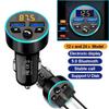 Car Bluetooth 5.0 FM Transmitter Digital Display Dual USB Multifunctional Fast Charger MP3 Player Wireless Handsfree Calling Car Accessories