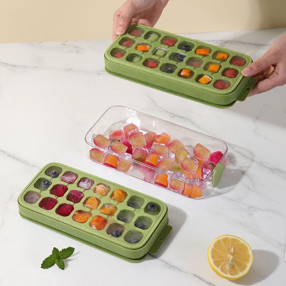 Силиконовая форма для льда, лоток на 21 решетку, льдогенератор, кухонный гаджет, ящик для хранения льда, лето