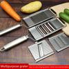 High Quality Blades Four-in-one Stainless Steel Grater Kitchen Household Multi-function Vegetable Cutter Melon and Fruit Slicer