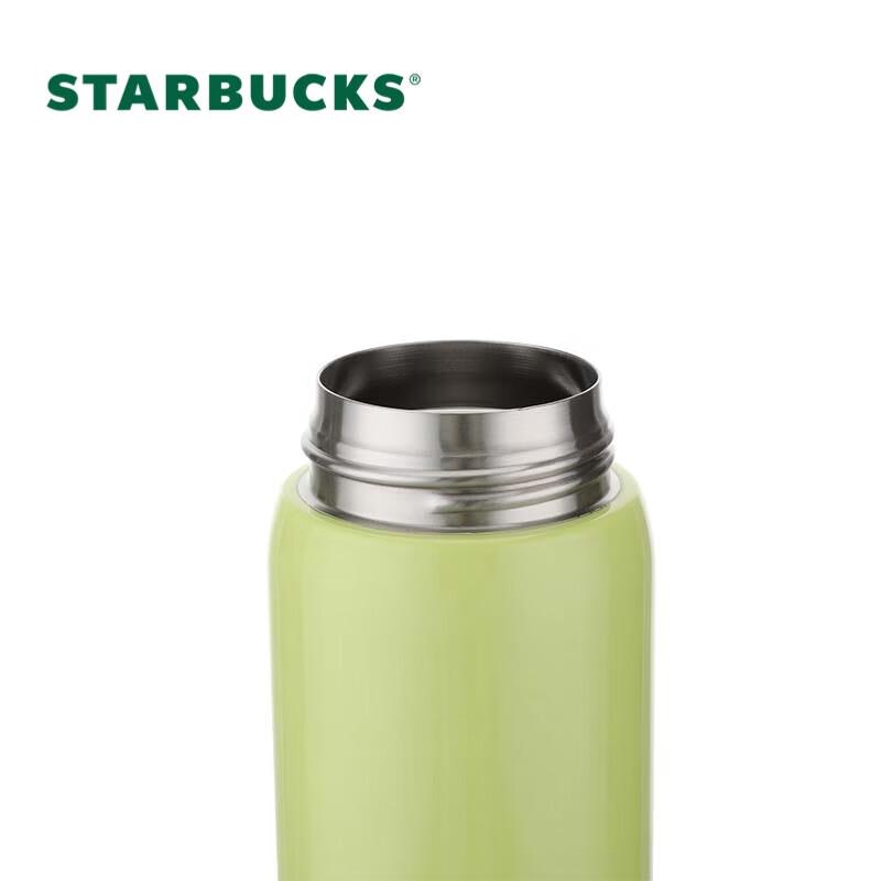 Starbucks Желто-зеленая pop-up термобутылка 450 мл