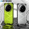 KEYSION Противоударный защитный чехол для Xiaomi 14 Ultra 5G 14 Pro 13 Ultra силиконовый + прозрачный сотовый чехол для телефона из поликарбоната для Redmi A3