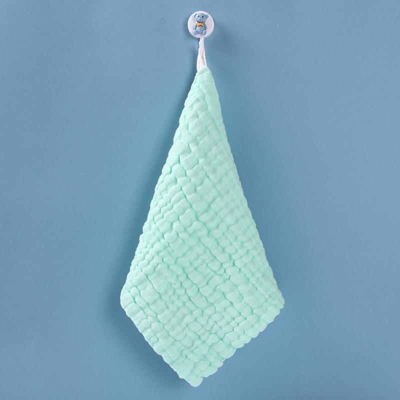 Мультяшное мягкое впитывающее 6-слойное детское марлевое банное полотенце - Детская махровая салфетка из чистого хлопка