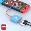 USB-C на HDMI 3-в-1 Хаб Док-станция 4K Видеоконвертер Док-станция для игровой консоли Компьютерное оборудование Для домашнего использования
