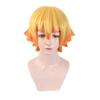 Парик для косплея SUNXXCOS Demon Slayer, Кочо Шинобу, для костюмированных вечеринок на Хэллоуин, культурных фестивалей, Рождества и многого другого (Агацума Зеницу)
