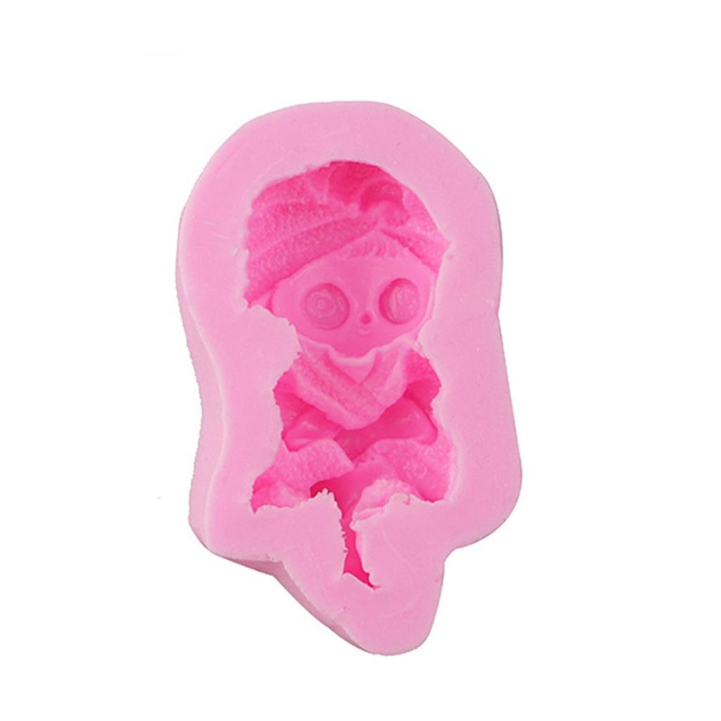 Силиконовая форма для свечей с ангелом и девочкой для изготовления украшений ручной работы, смоляные формы для благовоний и свечей, цементная статуя, искусство