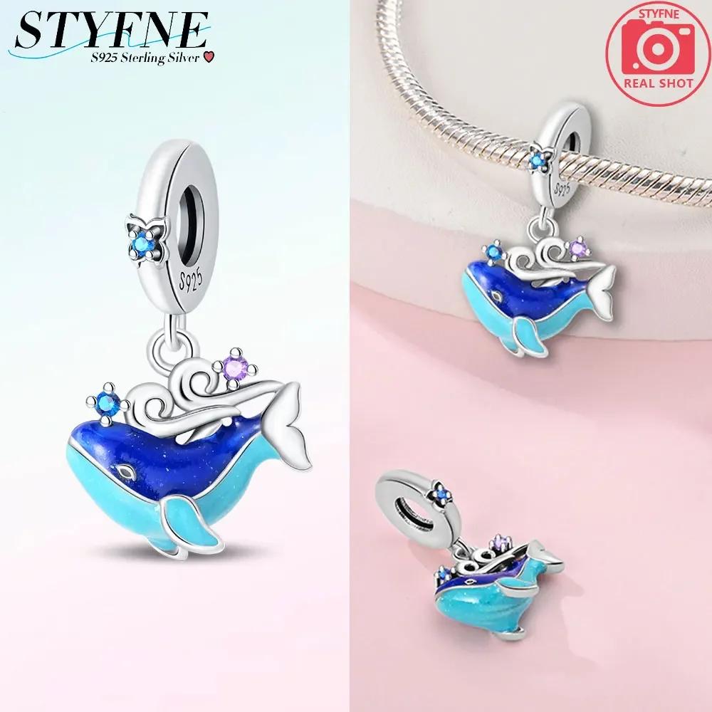 Exquisite Pendants Woman Gift Shell Luminous Beads Crab Octopus Copper Charms Fit Original Bracelet Diy Jewelry Making