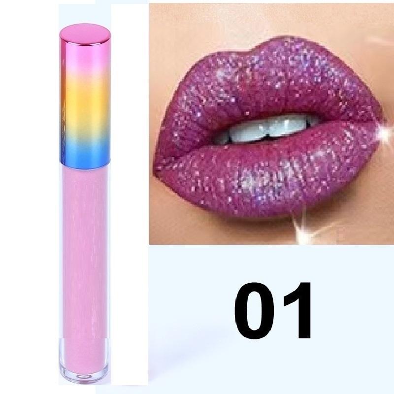 Блестящий блеск для губ Блестящий блеск для губ Глянцевая жидкая помада Красная розовая губная помада Милый оттенок для губ Губная помада Макияж Красота Косметика