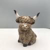 Креативная фигурка-украшение из смолы в виде яка для домашнего декора