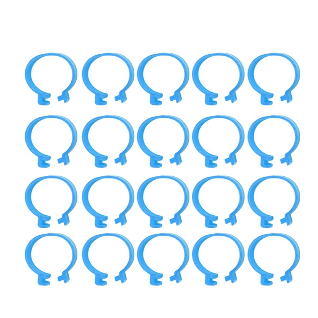 100 шт. кольца для ног птицы, курицы, птицы, утки, идентификационные браслеты для ног, пряжка открытого типа, куриная лодыжка