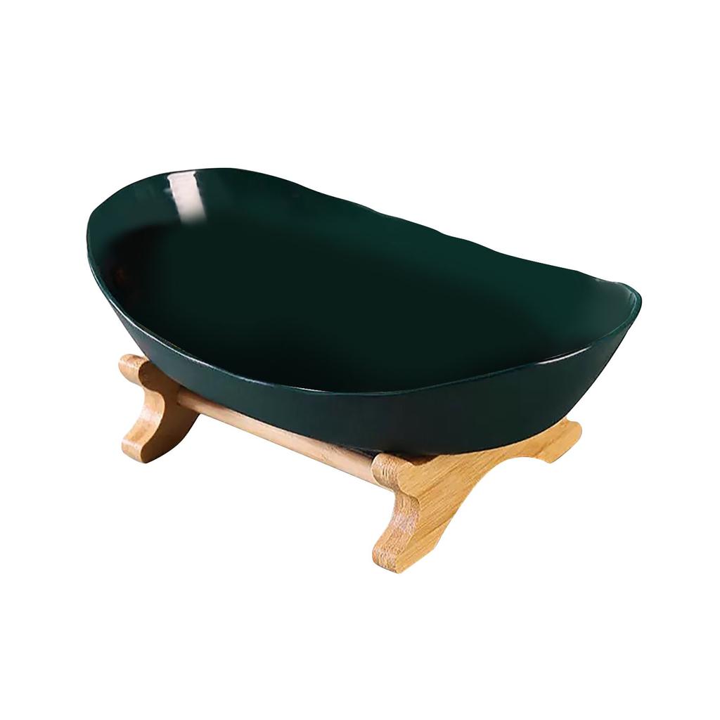 Поднос для фруктов, корзина с деревянной рамой, подставка, многослойная тарелка для закусок для конфет, полка для фруктов, украшение стола