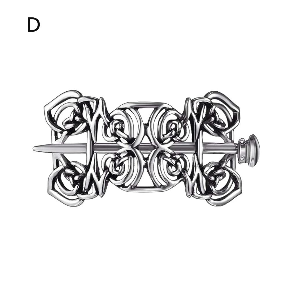 Hair Accessories Barrette Knot Metal Hair Stick Hair Slide Celtic Hairpins Viking Hair Clips
