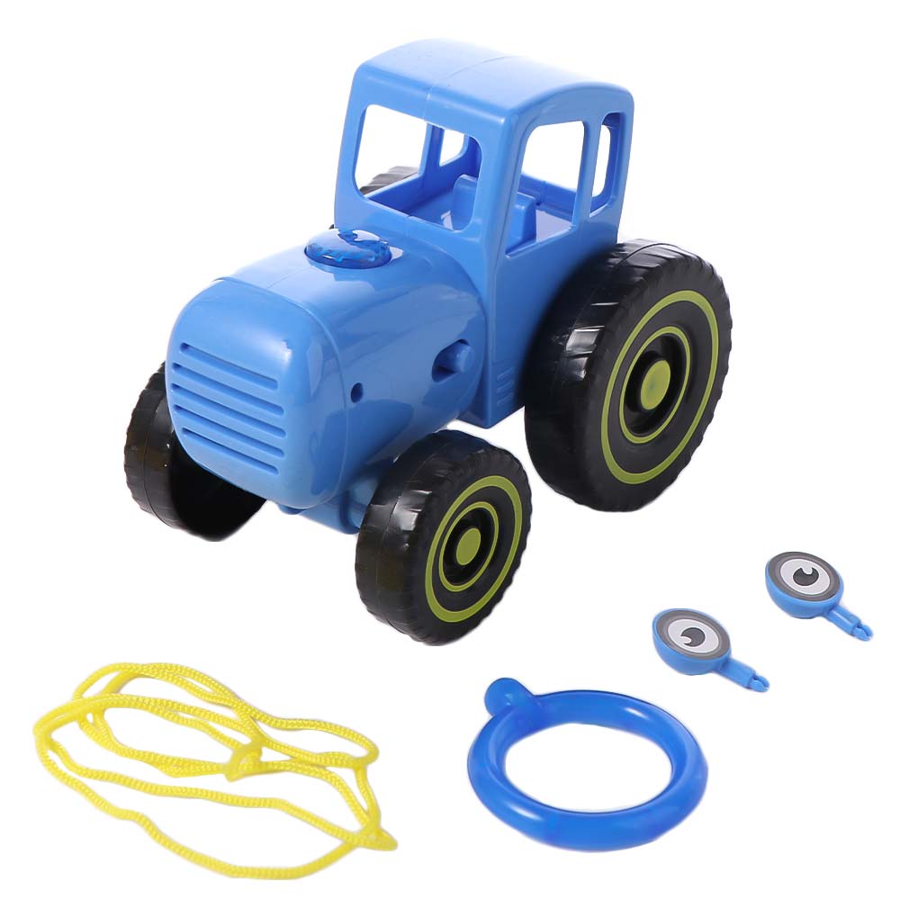 Early Learning Car Farmer Toy Sliding Toy Musical Car Model Mini Blue Tractor  For Children