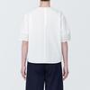 MUJI Short Sleeve Blouse Cool Broad Short Sleeve Blouse Ladies BC2JOA4S White S Women's