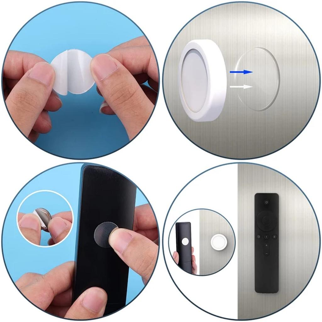 2 пары настенных креплений с сильным магнитом, крючок-держатель для наклейки на холодильник, держатель для хранения с дистанционным управлением, домашний органайзер, крючки