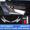 Car Headlight Protection Transparent Anti-Scratch Protective Film TPU Stickers For TOYOTA COROLLA E210 -2024 Accessories