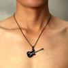 Trendy Guitar Music Sweater chain Pendant Necklaces Jewelry Fashion Accessories Clavicle Chain