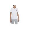 Sportswear Standard Issue Letter Round Neck Casual Short Sleeve Kids Tops White FJ5391-100