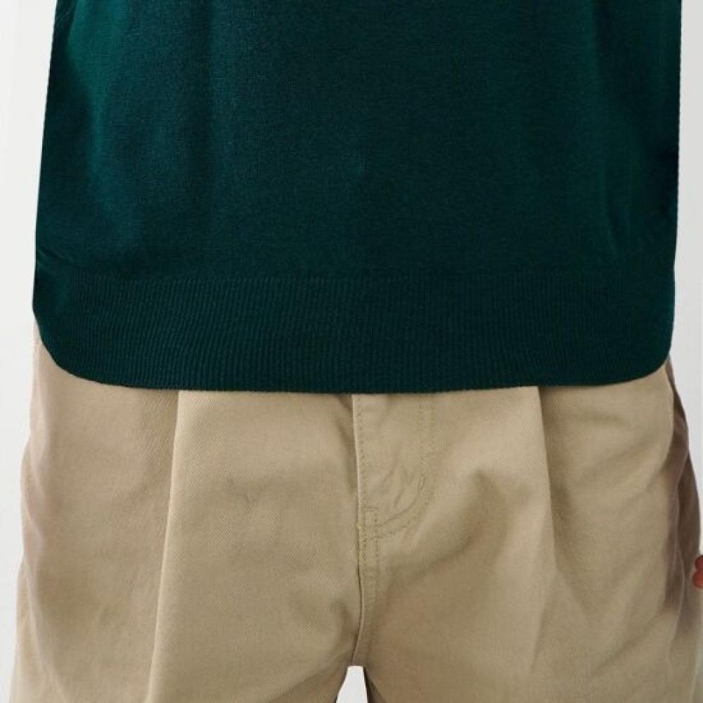 Onl Men Muscle Fit Crop Short Sleeve Knit