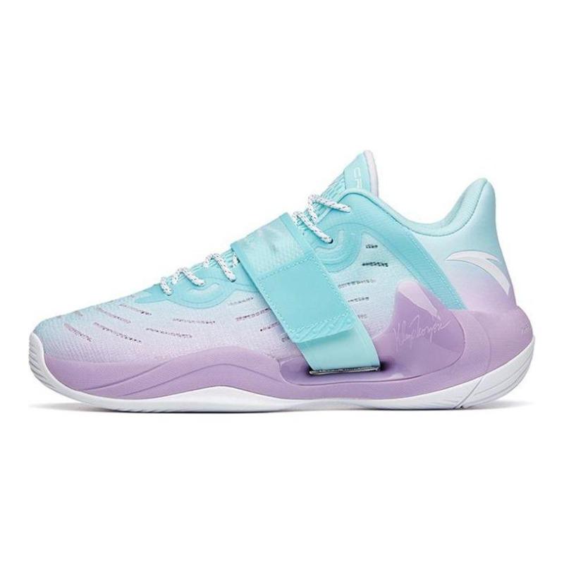 Anta Splash 4 Low Top Basketball Shoes Mens Blue Purple 112221602-12