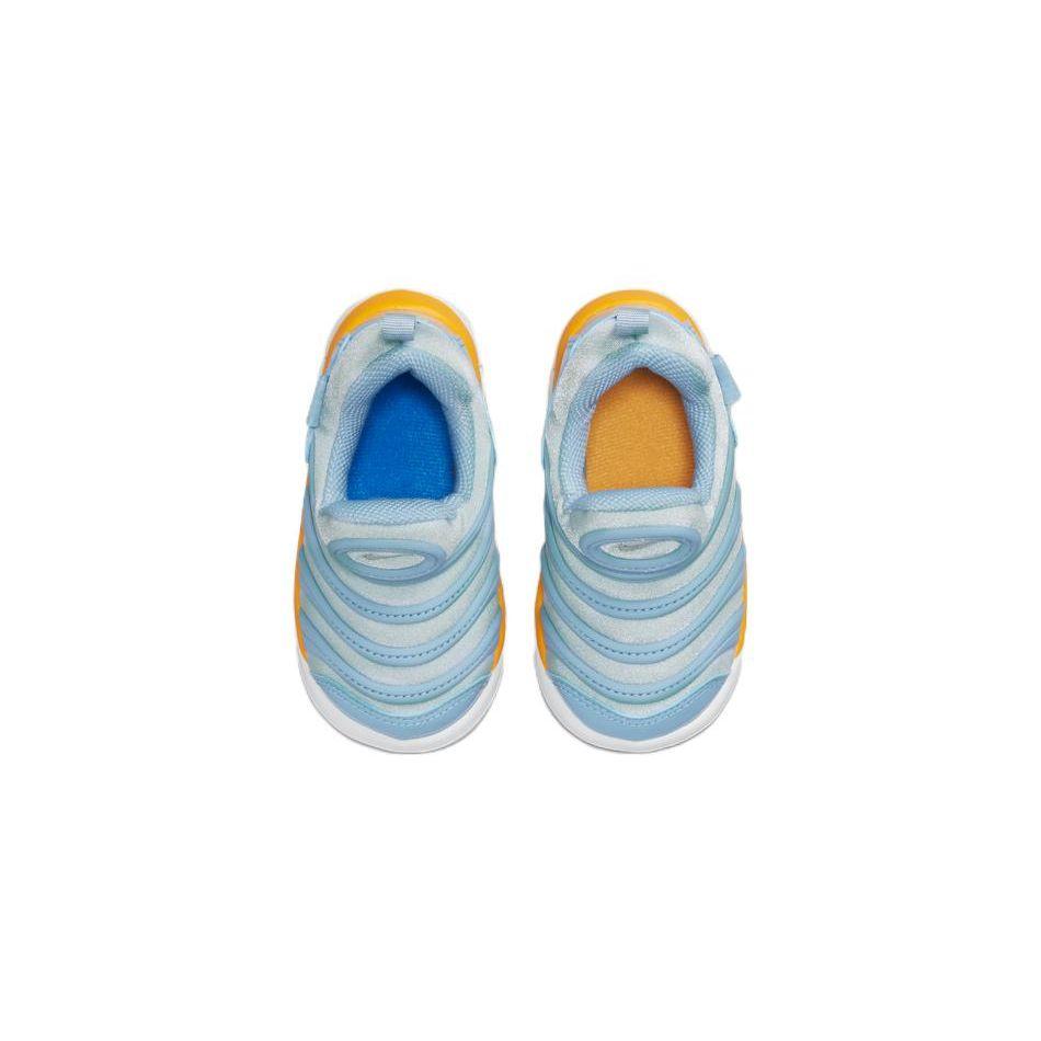 Nike Dynamo Free Caterpillar Sports Casual Non-Slip Shock Absorbing Durable Low-Top Walking Shoes Baby Shoes Blue 343938-438