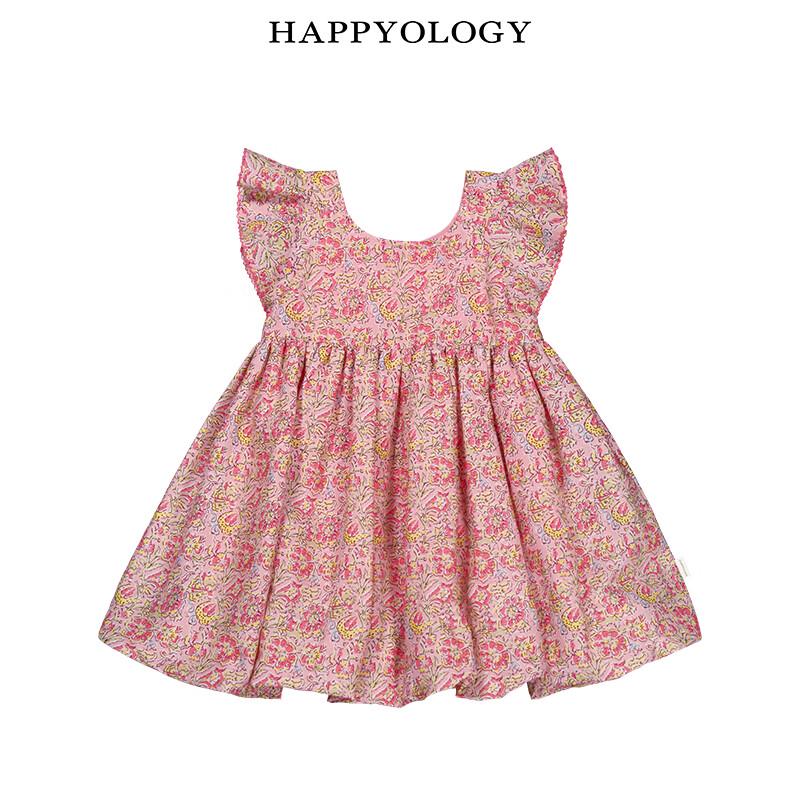 Платье-принцесса Happyology для девочек с цветочным принтом и бантом