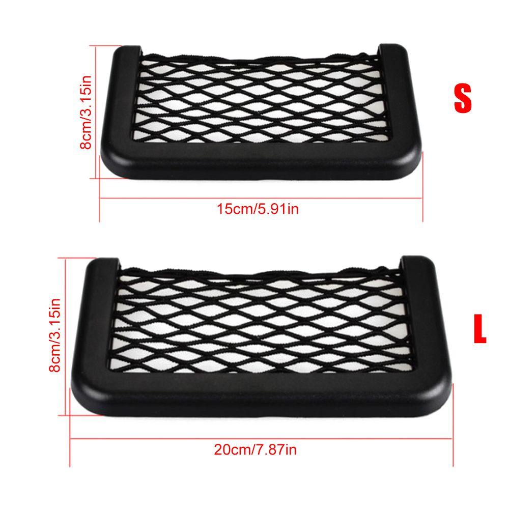 Probable Mesh Resilient Vehicle Car Storage Pocket Car Hanging Ornament Mesh Storage Bag Net Bag