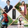 SANTECO Stainless Steel Vacuum Insulated Water Bottle with Insulates Hot and Cold Wide Sports for Car Outdoor Black Lid, 710ml, Water, Mouth, Bottle,