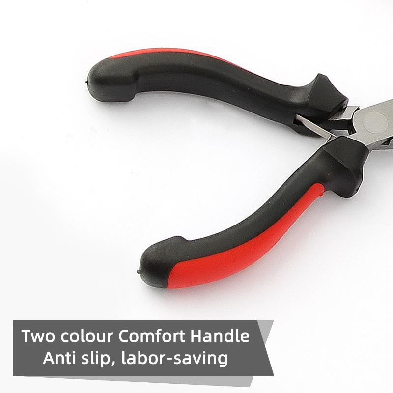 Мини-плоскогубцы, диагональные плоскогубцы, проволочные круглые изогнутые длинные игольчатые кусачки, ручная работа, бисер для самостоятельного изготовления небольших ювелирных изделий, инструменты