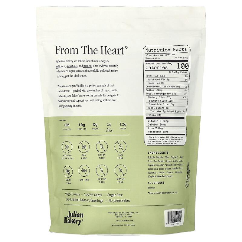 ProGranola Clusters, Vegan Vanilla, 17.9 oz (507.5 g)