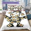 Custom Name sheepworld Pattern Bedding uilt Set uilt Cover Pillowcase Home Decoration Birthday Gift (1*duvet cover+2*pillowcase without core)