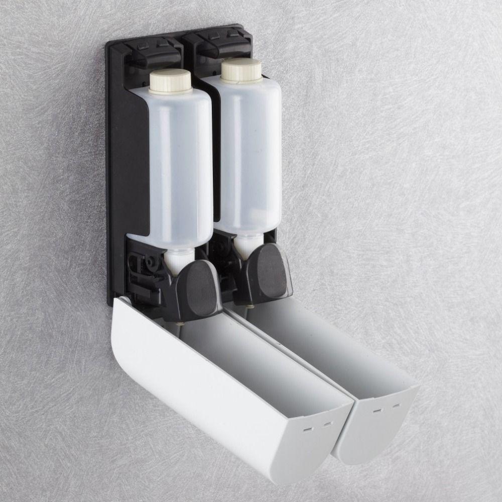 Refillable Wall Mounted Soap Dispenser Lock Hand Sanitizer Holder Hand Soap Jar Shampoo