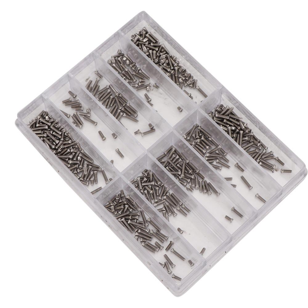 Cross Head Watch Screw 1.6-6.0mm Size Watch Back Screw Stainless Steel Screw Eyeglass Repair