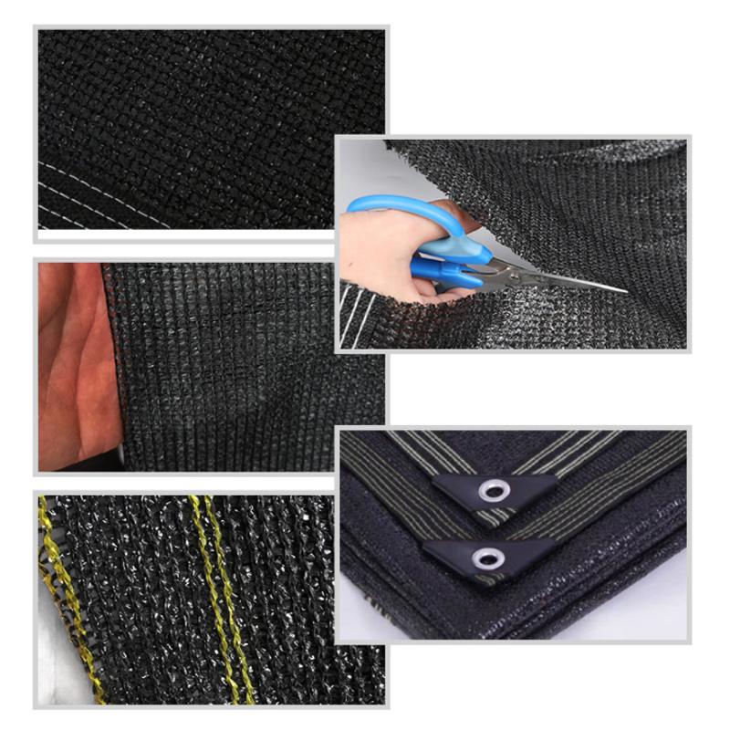 1шт затеняющий тент растения солнцезащитный чехол черный солнцезащитный сетка солнцезащитный парус защита от ультрафиолета