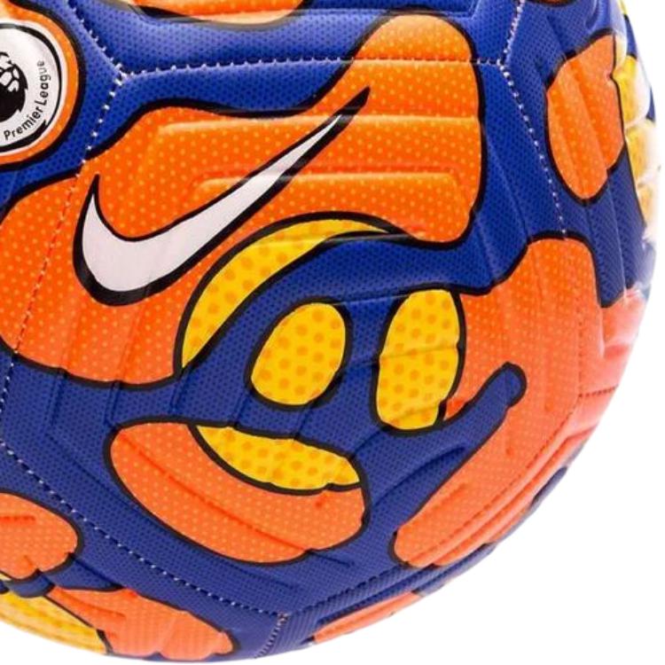 Nike Футбольный мяч размера 5, ПУ, унисекс, сине-оранжевый, DC2210-810