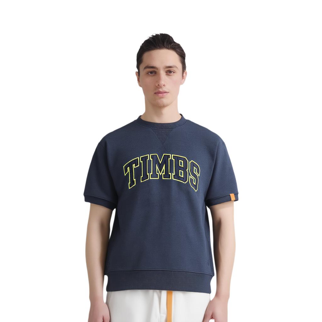 Timberland T-Shirts Men's Blue Crew Neck Moderate TB0A6J3QA2W1
