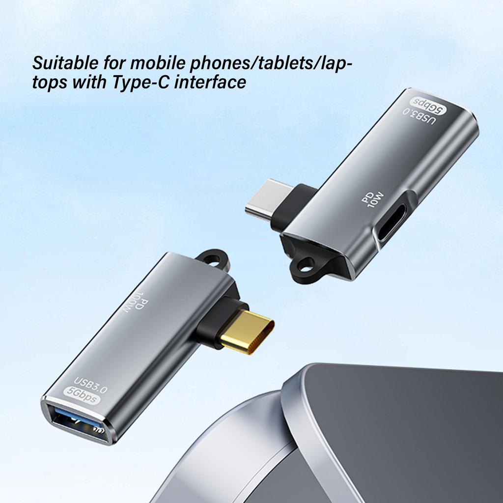 USB C To USB 3.0 Adapter Converter 5Gbps Data Transfer With Fast Charging OTG Support Suitable For Laptops And Tablets