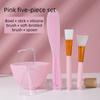 DIY Silicone Face Mask Mixing Set – Reusable Bowl with Measuring Spoons, Brush & Spatula, Heat-Resistant & Easy To Clean