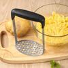 Potato Masher with Ergonomic Handle Food Grade Portable Hand-held Vegetable Fruit Smasher Stainless-Steel Kitchen Tool
