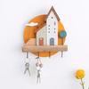 Деревянный крючок для хранения ключей, настенный декор, полка, хранение украшений, шляп, одежды, полотенец, мелких предметов, украшение для дома, комнаты, крючок ZG97