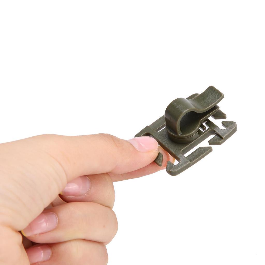 Универсальный зажим для ремня для сумки с водой на открытом воздухе - 8-секционный регулируемый рюкзак с лямками Molle, аксессуар для трубки для воды