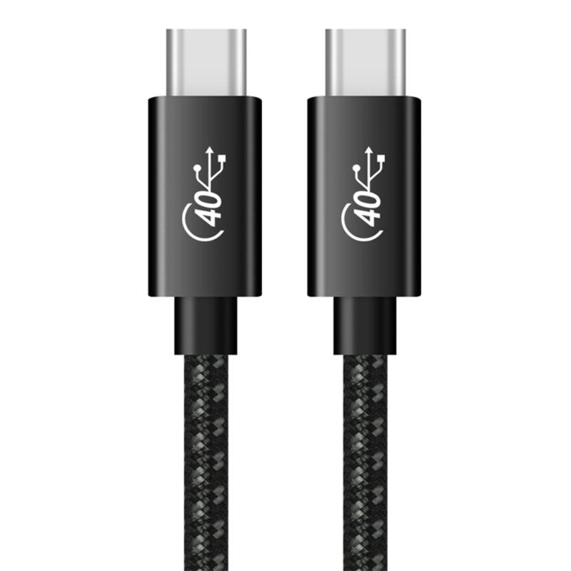 Зарядный кабель USB C на USB C PD100W для ноутбука, мобильного телефона, жесткого диска, Thunderbolt4, дисплея 8K@60 Гц, удлинитель USB4