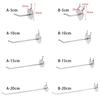 5Pcs Metal Home Holder Hang Fits Panel Storage Racks Goods Shelf Display Hooks Retail Shop Peg