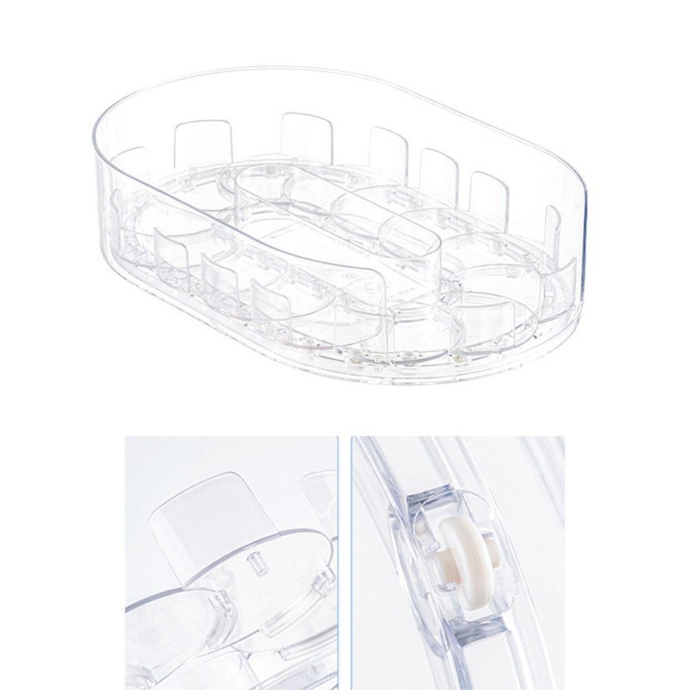 Swivel Tray Rotating Spice Rack Anti-slip Beverage Storage Shelf Party
