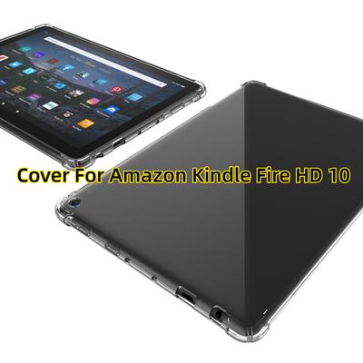 Чехол для Amazon Kindle Fire HD 10 HD10 2017 2019 2021 10,1-дюймовый чехол для планшета из ТПУ, силиконовый прозрачный тонкий чехол для подушки безопасности, защита от падения