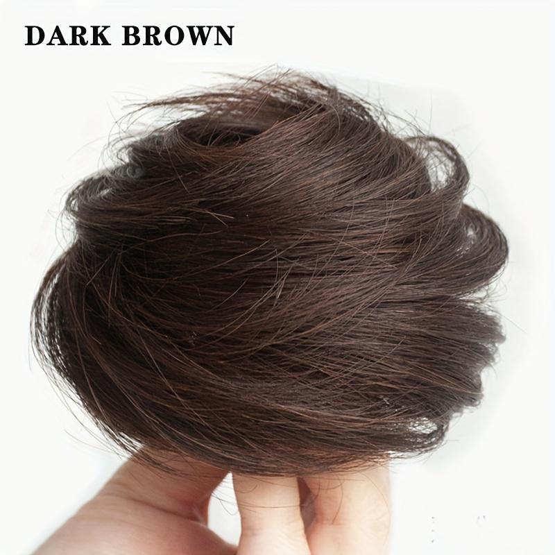 Женский пушистый пучок, невидимый бесшовный натуральный пучок, плетение, кольцо для волос, украшение для хвоста, женская резинка для волос, аксессуары для волос