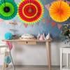Christmas Festival Decorations Paper Fan Flowers Flower Paper Crafts Wedding Fans Tissue Paper