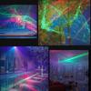 Обновление 2 в 1 лазер + свет Авроры 480 узоров лазерный сценический светильник RGB светодиодный USB-проектор для вечеринки KTV DJ дискотека лампа