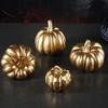 Pumpkin Autumn Decors Outdoor Gold Pumpkins Decorative Pumpkins Halloween Pumpkin Decors Artificial Pumpkins Fall Decors
