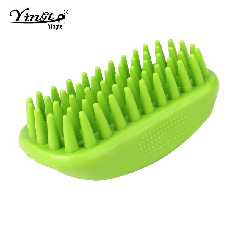 Pet Bath Massage Brush for Cleaning & Hair Removal