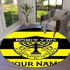 Beitar Jerusalem Fc Crest Custom Name Round Area Rug Carpet Rug For Living Room Bedroom Sofa Playroom Decor Nonslip Floor Mat